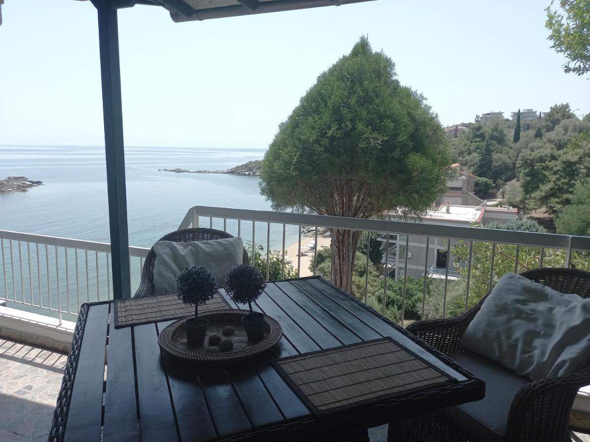 Balcony By The Sea Apartment Palaiontsiflikion Luaran gambar