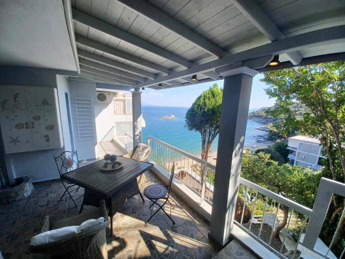 Balcony By The Sea Apartment Palaiontsiflikion Luaran gambar