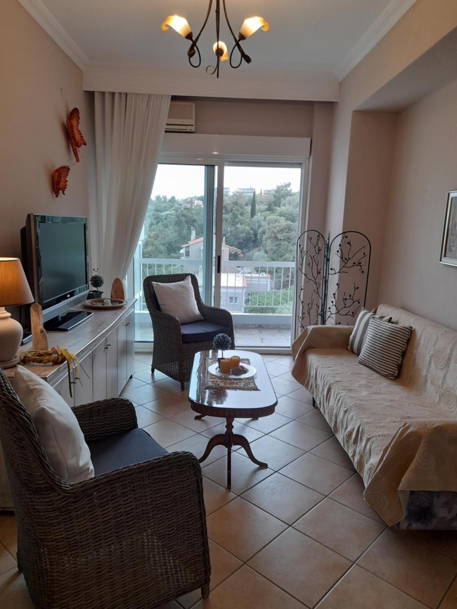 Balcony By The Sea Apartment Palaiontsiflikion Luaran gambar